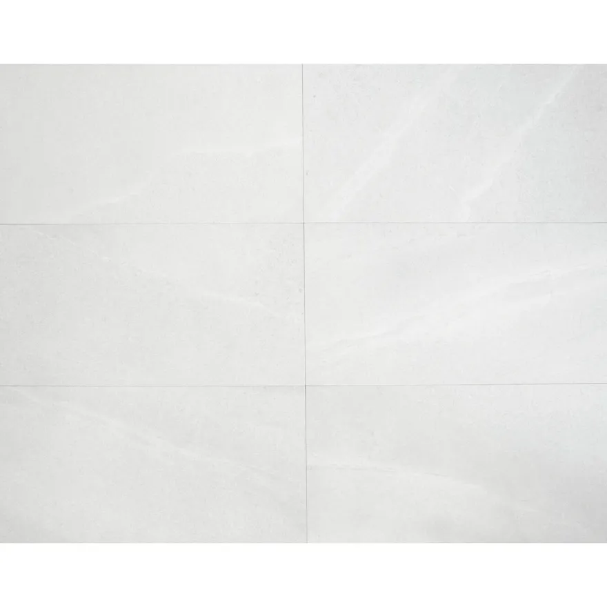 Lattialaatta Pukkila Landstone White, himmeä, sileä, 1198x598mm