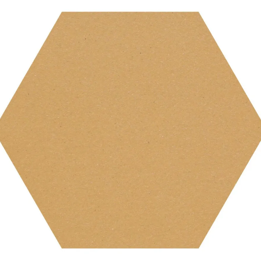 Lattialaatta Pukkila Natura 6-kulmainen Okrankeltainen, himmeä, sileä, 115x100mm