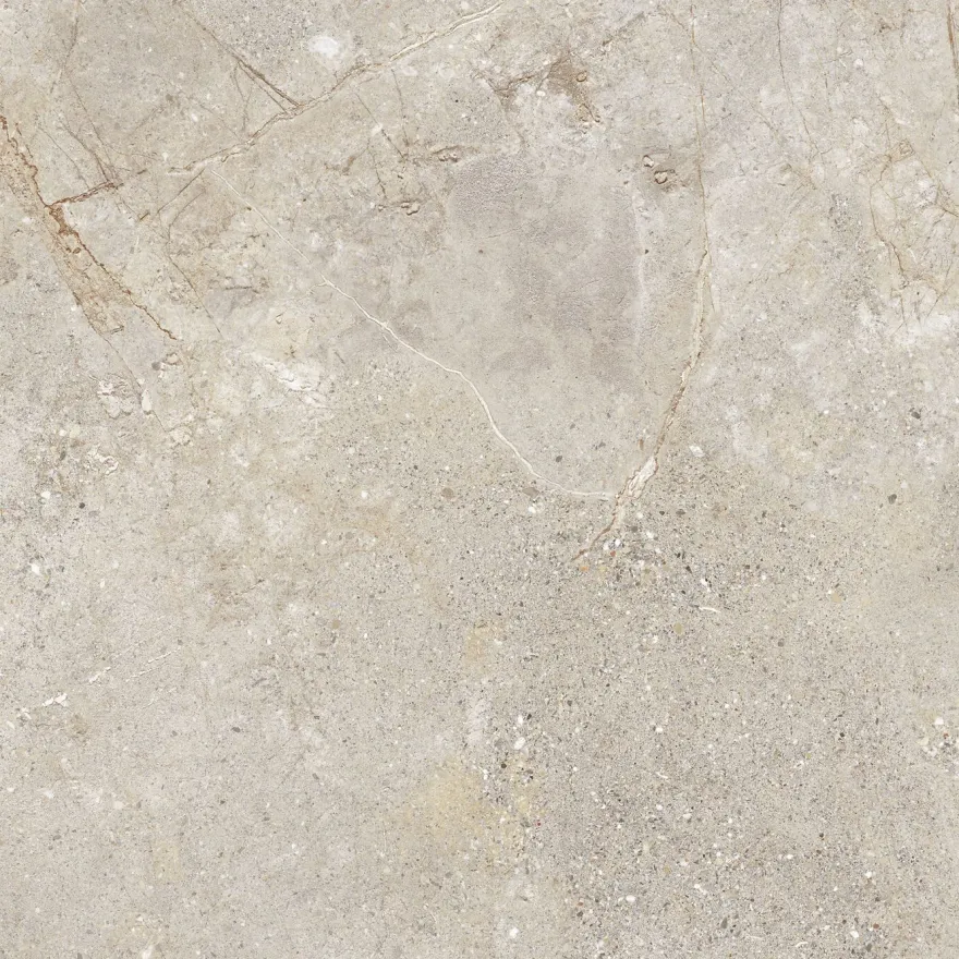 Lattialaatta Pukkila Stone Age Greige, 59.2x59.2cm, karhennettu, matta