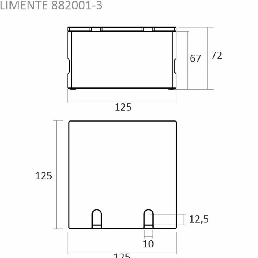 Lattiapistorasia Limente 882, alu-kansi