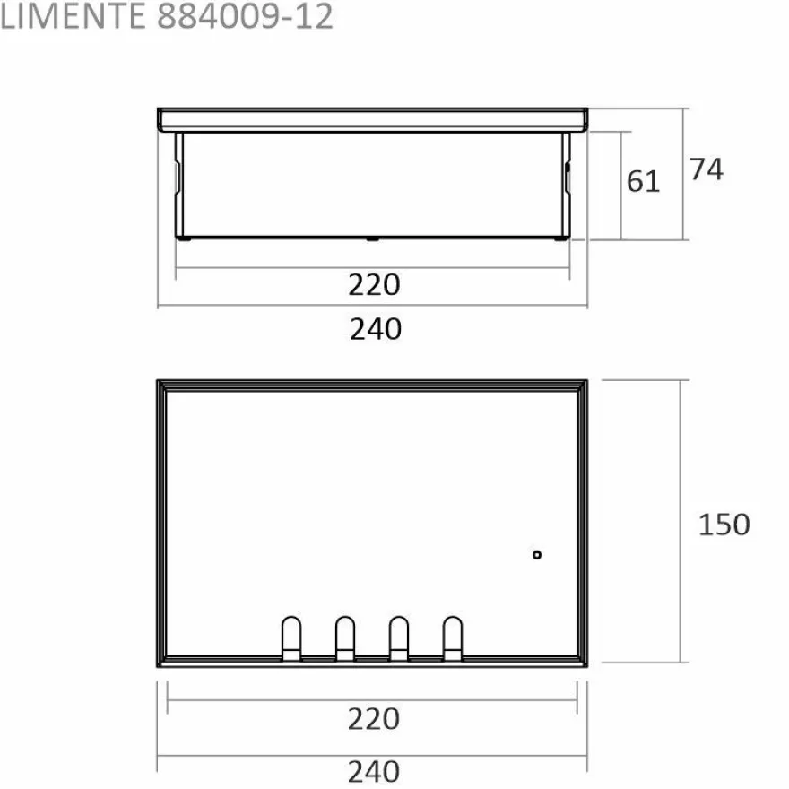 Lattiapistorasia Limente 884, uppolattia