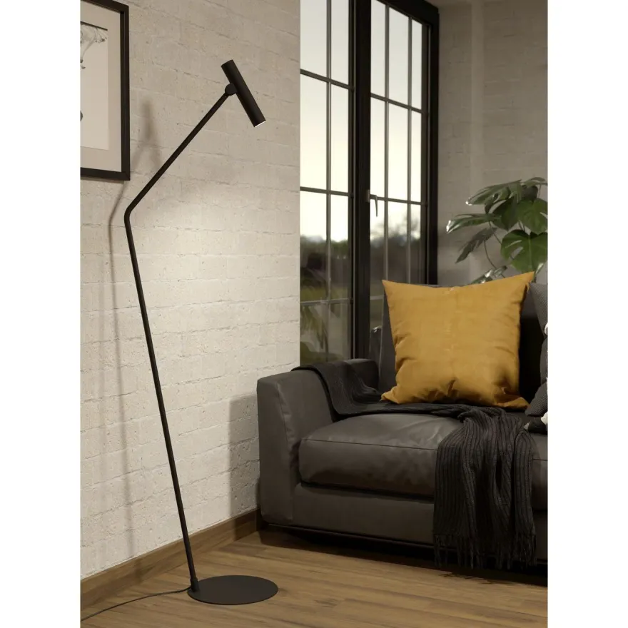 Lattiavalaisin Eglo Almudaina, 157cm, LED, 5W, IP20, musta