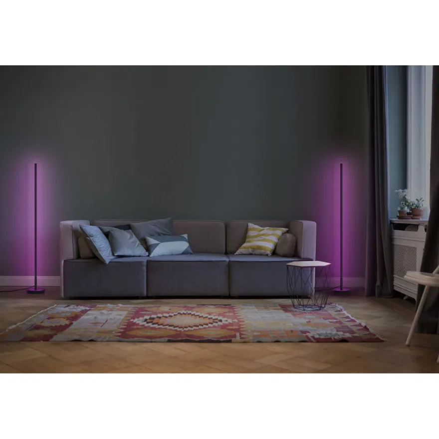 Lattiavalaisin Osram Smart+ Wifi pyöreä RGB + TW + RC musta