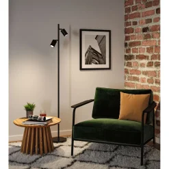 Lattiavalaisin Paulmann Lirena 157.5 cm max. 2x7W, mattamusta
