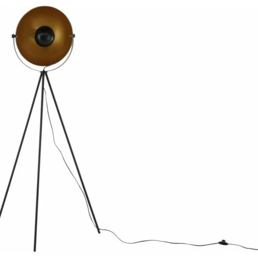 Lattiavalaisin Venture Home Search, 159cm, musta/messinki