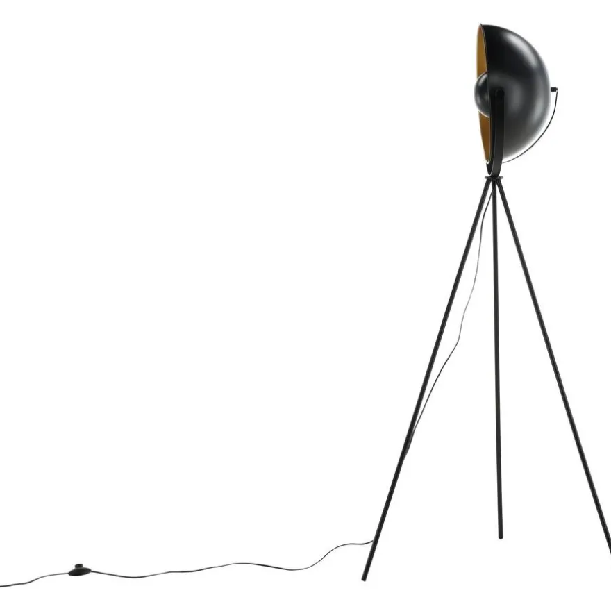 Lattiavalaisin Venture Home Search, 159cm, musta/messinki