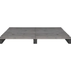 Lavasängynrunko, harmaa täysmänty, 180x200 cm