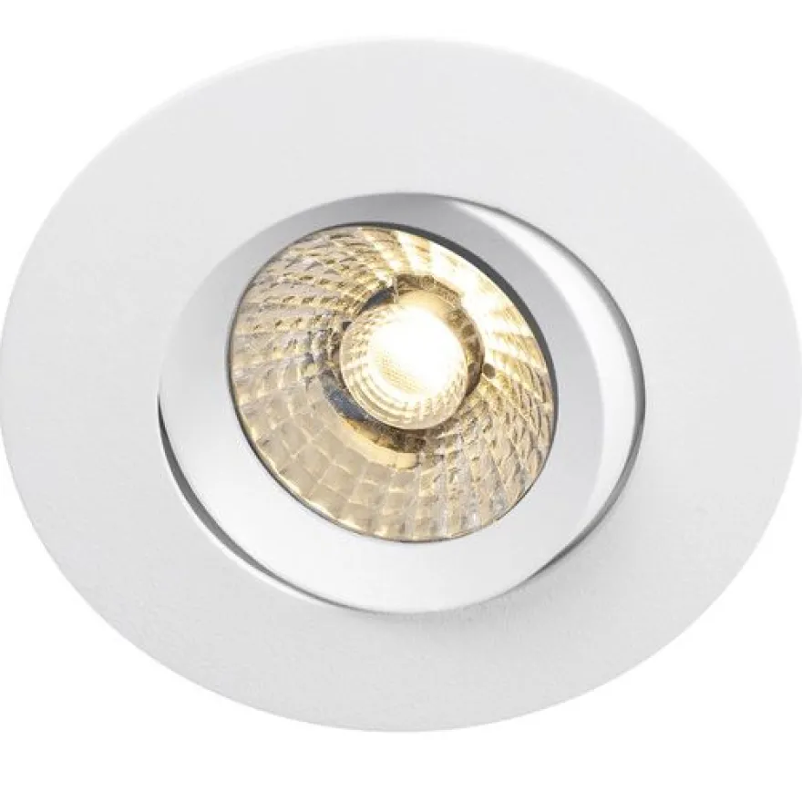 LED-alasvalo Hide-a-lite Comfort G3 Tilt 60°, Tune, valkoinen