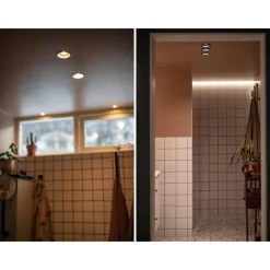 LED-alasvalo Hide-a-lite Level Quick ISO, 3000K, valkoinen