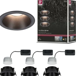 LED-alasvalo Paulmann Cole Ø88mm IP44 6W 470lm himmennettävä 2700K