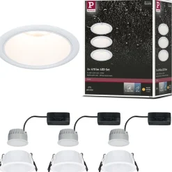 LED-alasvalo Paulmann Cole Ø88mm IP44 6W 470lm himmennettävä 2700K