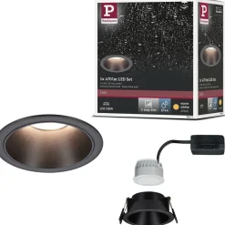 LED-alasvalo Paulmann Cole Ø88mm IP44 6W 470lm himmennettävä 2700K