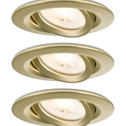LED-alasvalo Paulmann Nova Plus IP65 Ø93mm 30° GU10 6W 460lm 2700K himmennettävä upotettava mattakulta 3kpl/pkt