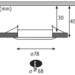 LED-Alasvalosetti Paulmann Nova, 3-osainen, himmennettävä, IP44, 2700K, eri värejä
