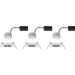 LED-Alasvalosetti Paulmann Nova, 3-osainen, himmennettävä, IP44, 2700K, eri värejä