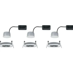 LED-Alasvalosetti Paulmann Nova, 3-osainen, himmennettävä, IP44, 2700K, eri värejä