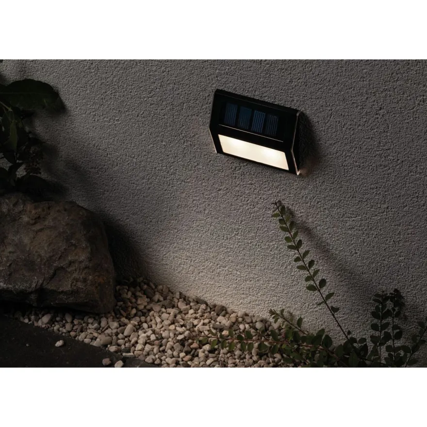 LED-aurinkokennovalaisin portaille Paulmann Dayton, IP44, 3000K, hämärätunnistin, antrasiitti
