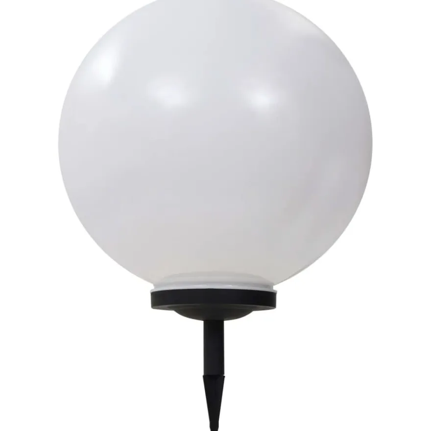 Led-aurinkokennovalaisin väriä vaihtava pyöreä 50 cm rgb