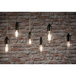 LED-filamenttilamppu Paulmann Drop, E27, 470lm, 5W, 2700K, kirkas, 2kpl
