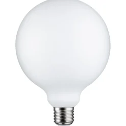 LED-filamenttilamppu Paulmann Lampion Globe, G125, E27, 400lm, 4.3W, 3000K, himmennettävä, valkoinen