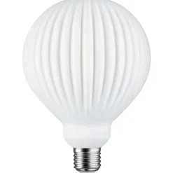 LED-filamenttilamppu Paulmann Lampion Globe, G125, E27, 400lm, 4.3W, 3000K, himmennettävä, valkoinen raita