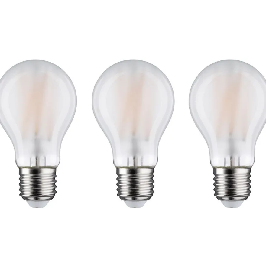 LED-filamenttilamppu Paulmann Pear, E27, 1055lm, 9W, 2700K, matta, 3kpl