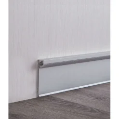LED-jalkalistan ulkokulmapala Euroshrink E-320A, alumiini, 80mm, mattahopea