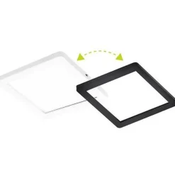 LED-kalustevalaisin Limente Flat 12 LUX, 5 kpl + virtalähde, valkoinen/musta