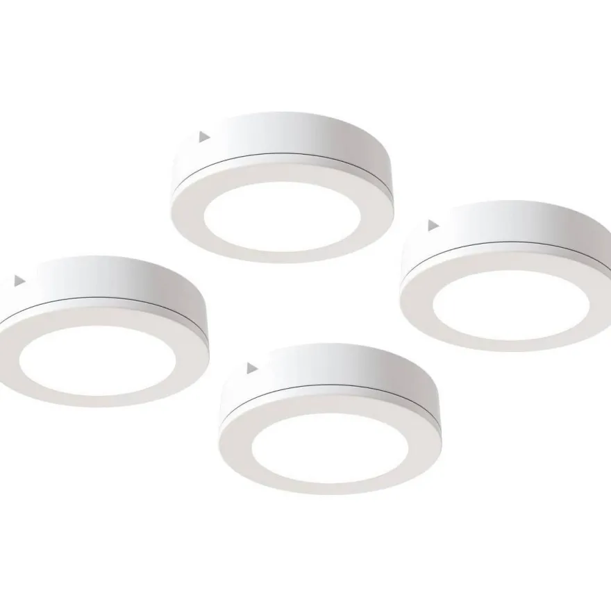 LED-kalustevalaisin Limente LED-LENOX, 4000K, 4kpl, eri värejä