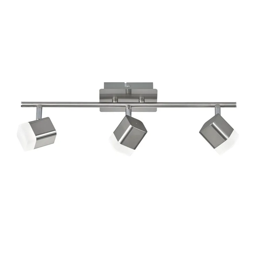 LED-kattospotti Trio Roubaix 145x480x90 mm harjattu teräs
