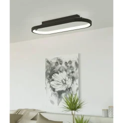 LED-Kattovalaisin Eglo Codriales, 27W, 79x30cm, musta/valkoinen