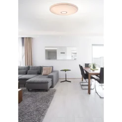 LED-kattovalaisin Globo Connor, CCT, Ø68cm, valkoinen
