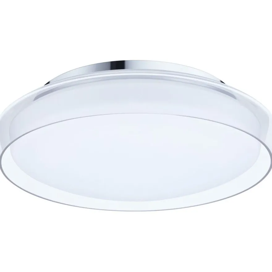 LED-kattovalaisin Paulmann Luena, 35cm, IP44, 3000K, kromi