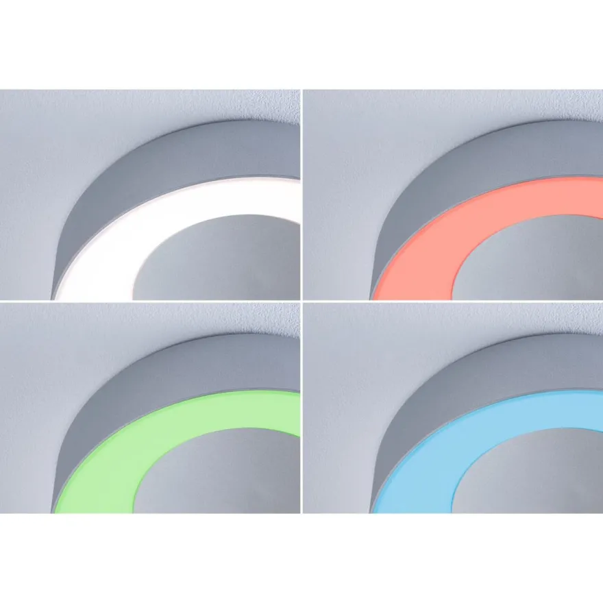 LED-kattovalaisin Paulmann Smart Home Zigbee 3.0 Casca, Ø40cm, IP44, RGBW+, 1750lm, 230V, 20W, himmennettävä