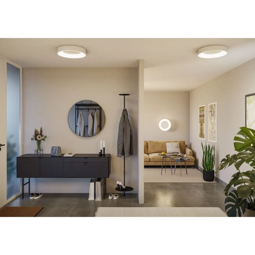 LED-kattovalaisin Paulmann Smart Home Zigbee 3.0 Casca, Ø40cm, IP44, RGBW+, 1750lm, 230V, 20W, himmennettävä