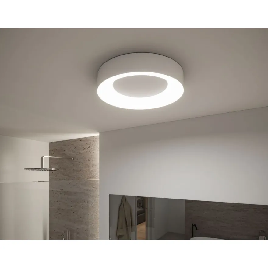 LED-kattovalaisin Paulmann Smart Home Zigbee 3.0 Casca, Ø40cm, IP44, RGBW+, 1750lm, 230V, 20W, himmennettävä