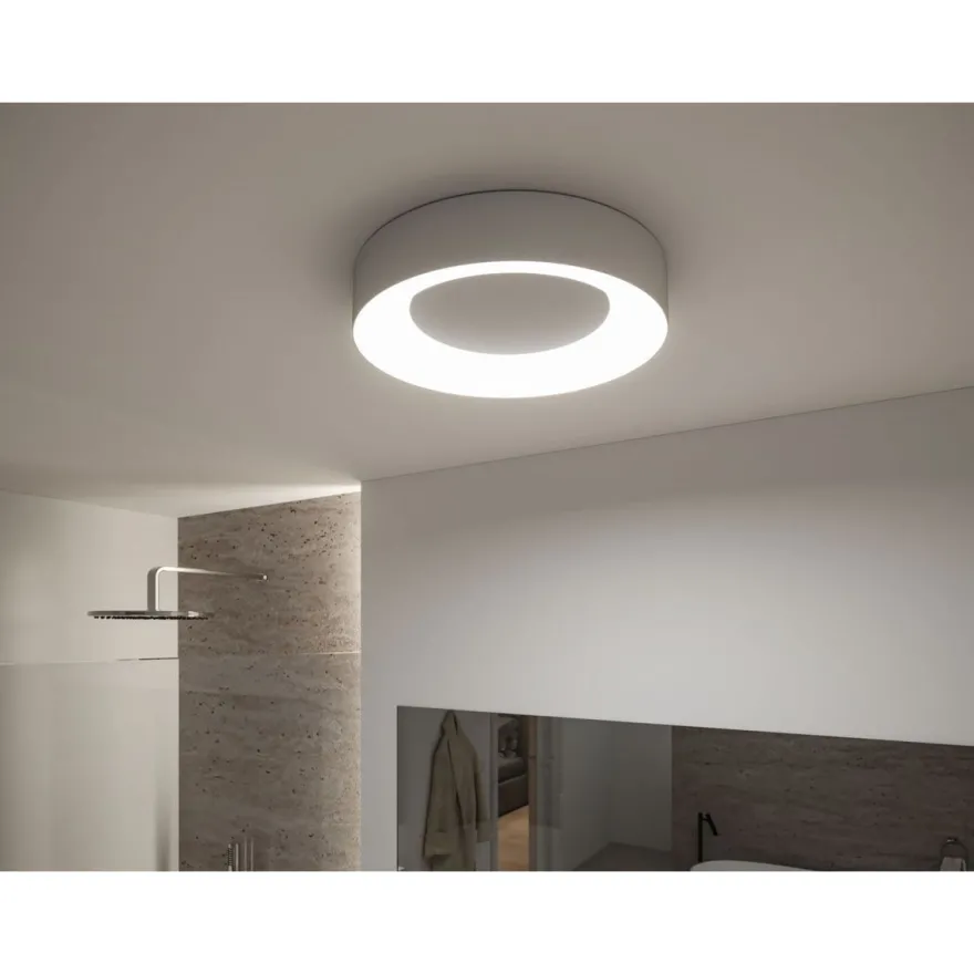 LED-kattovalaisin Paulmann Smart Home Zigbee 3.0 Casca, Ø40cm, IP44, RGBW+, 1750lm, 230V, 20W, himmennettävä