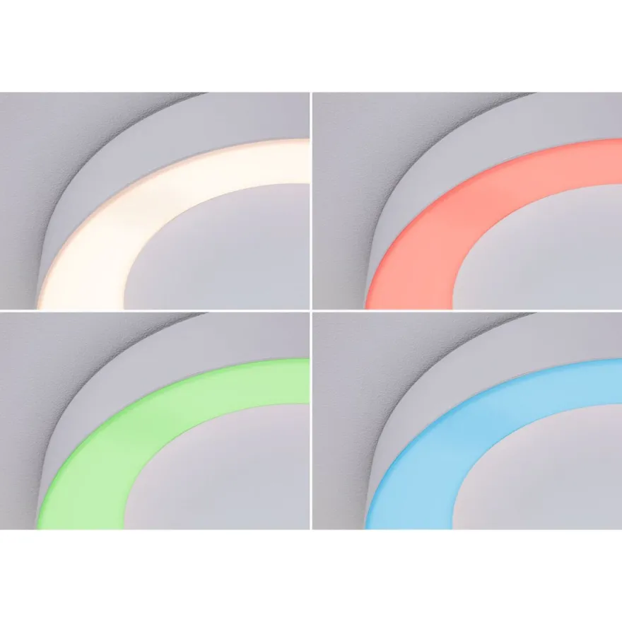 LED-kattovalaisin Paulmann Smart Home Zigbee 3.0 Casca, Ø40cm, IP44, RGBW+, 1750lm, 230V, 20W, himmennettävä
