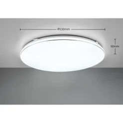 LED-kattovalaisin Trio Blanca, 53cm, valkoinen, eri vaihtoehtoja
