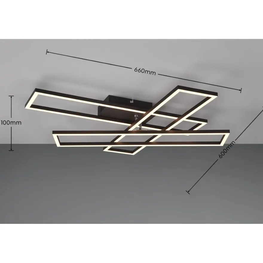 LED-kattovalaisin Trio Corso, eri värejä