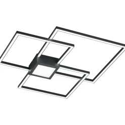 LED-kattovalaisin Trio Hydra, 66x66cm, antrasiitti