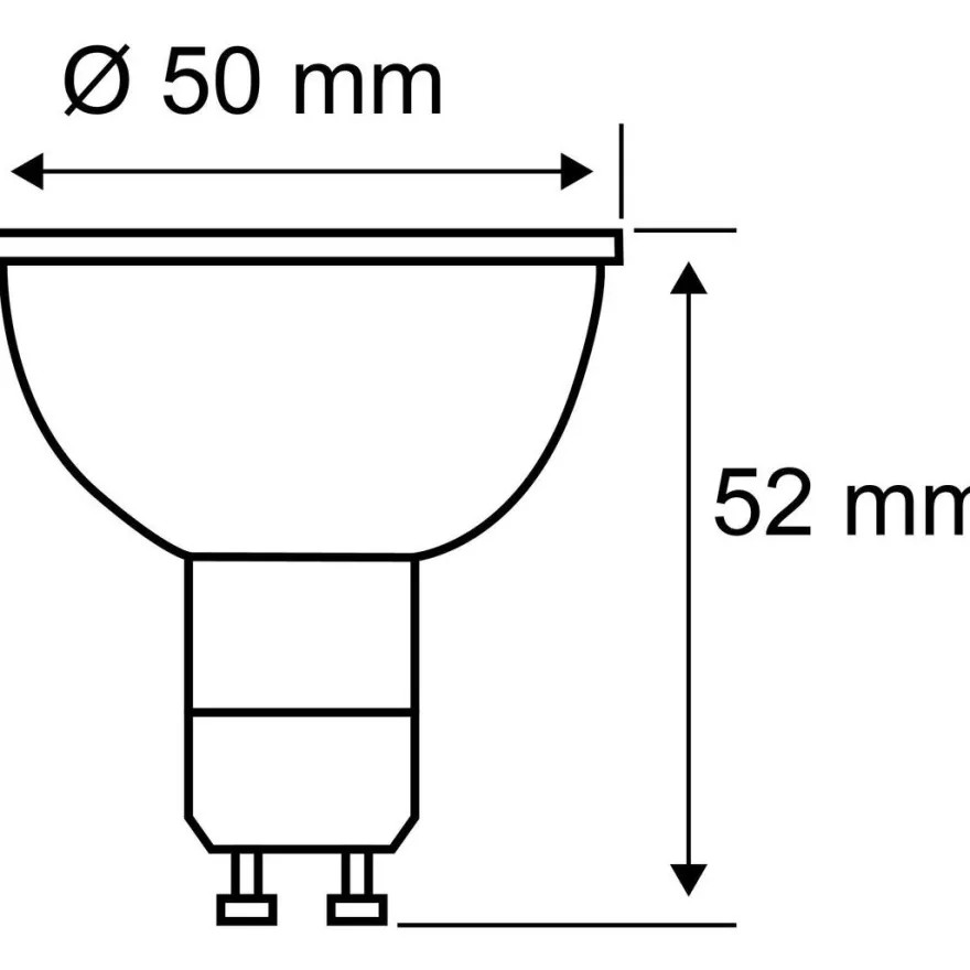 LED-kohdelamppu Paulmann Reflector, GU10, 550lm, 7W, 2700K, hopea