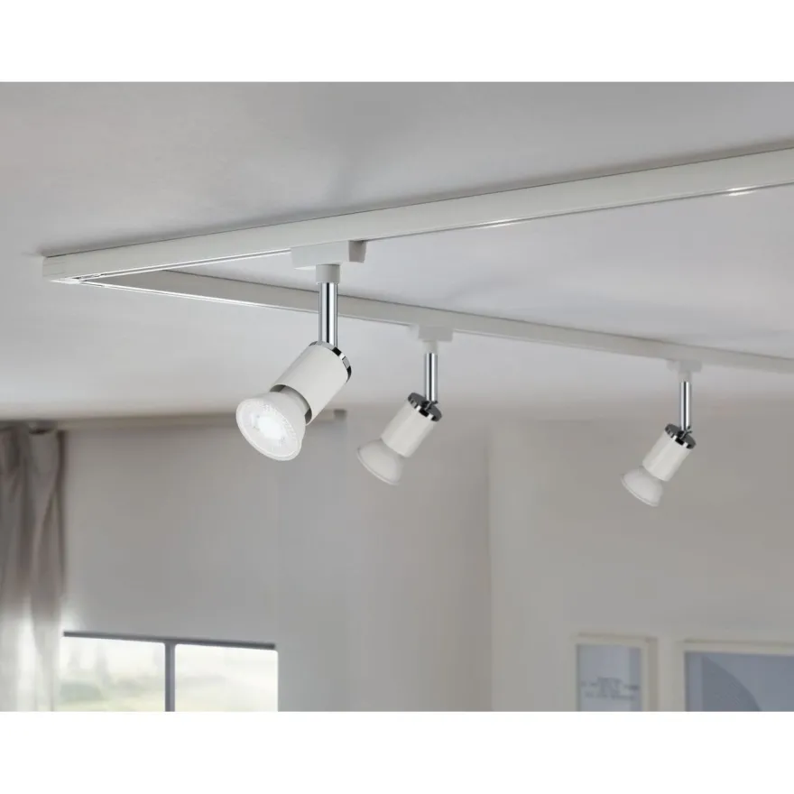 LED-kohdelamppu Paulmann Reflector, GU10, 250lm, 3.5W, 4000K, mattavalkoinen, 3kpl