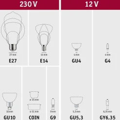 LED-kohdelamppu Paulmann Reflector, GU10, 250lm, 3.5W, 4000K, mattavalkoinen, 3kpl
