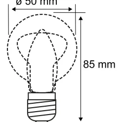 LED-kohdelamppu Paulmann Reflector, R50, E14, 300lm, 4W, 2700K, hopea