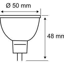 LED-kohdelamppu Paulmann 12V, GU5.3, 445lm, 6W, 3000K, himmennettävä, mattamusta