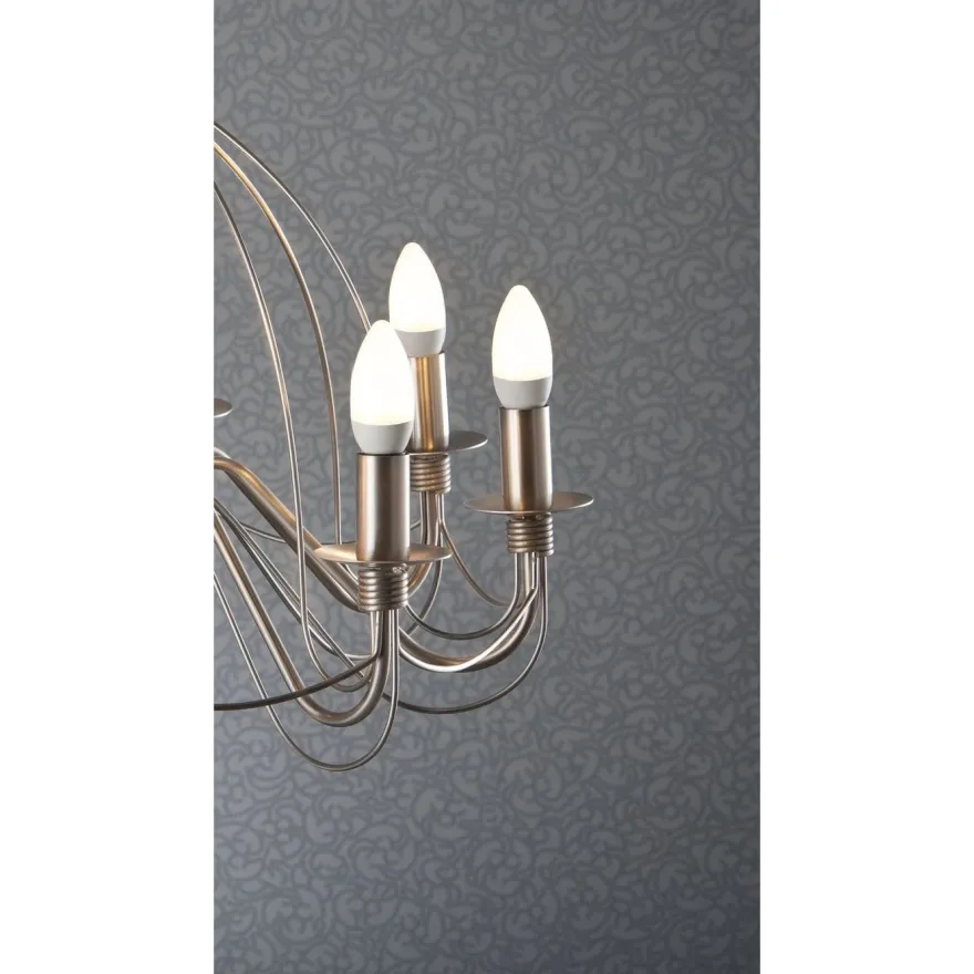 LED-kynttilälamppu Paulmann Candle, E14, 470lm, 5.5W, 2700K, opaali, 3kpl
