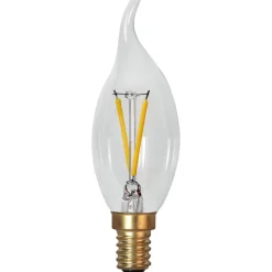 LED-kynttilälamppu Star Trading Soft Glow 353-08-1, Ø35x115mm, E14, kirkas, 0.5W, 2100K, 30lm