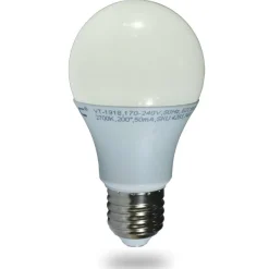 LED-lamppu A60 V-TAC VT-2007, 7W, 230V, 4500K, 470lm, IP20, Ø 60mm