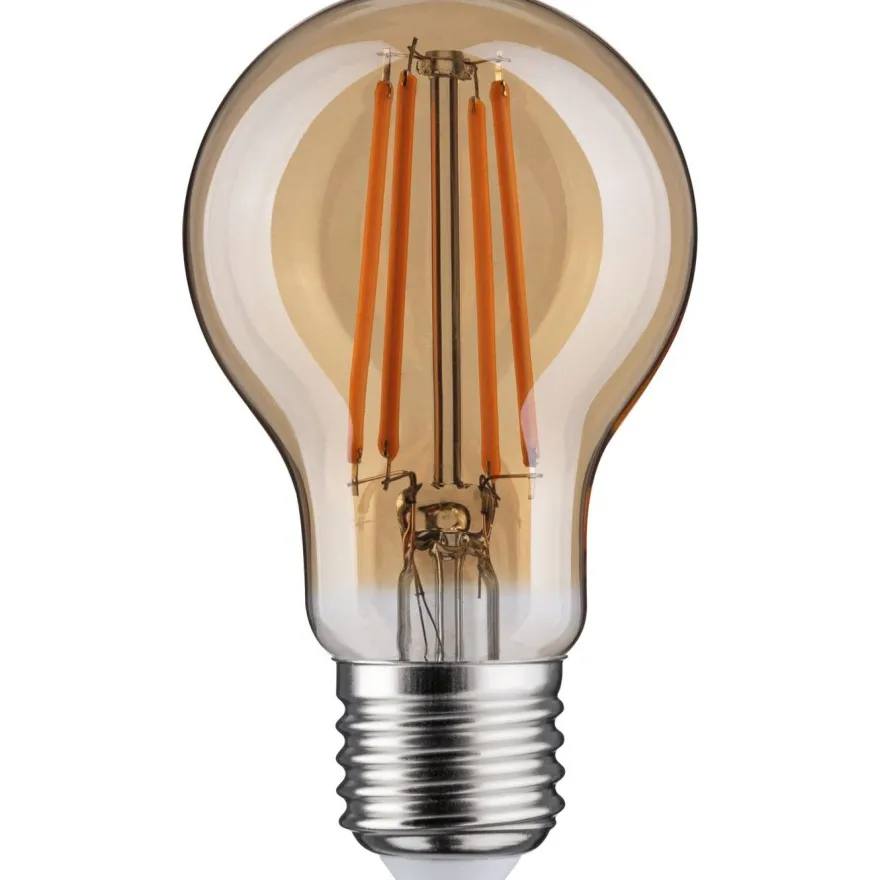 LED-lamppu Paulmann 1879 Filament Pear E27 470lm 6W 1800K 3-Step-Dim himmennettävä kulta